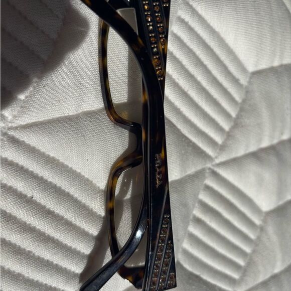 Prada Eyeglasses VPR 07L 2AU-1O1 Crystals eyewear Rhinestones glasses Frames main image 11